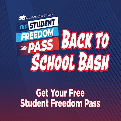 HRT to Host Two Student Freedom Pass Sign-Up Events – Hampton Roads Transit